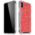 Elephant Print Red iPhone XS Max Clear Case