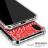 Elephant Print Red iPhone XS Max Clear Case