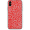 Elephant Print Red iPhone XS Skin