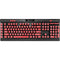 Elephant Print Red K95 RGB PLATINUM Mechanical Gaming Keyboard Skin