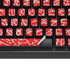 Elephant Print Red K95 RGB PLATINUM Mechanical Gaming Keyboard Skin
