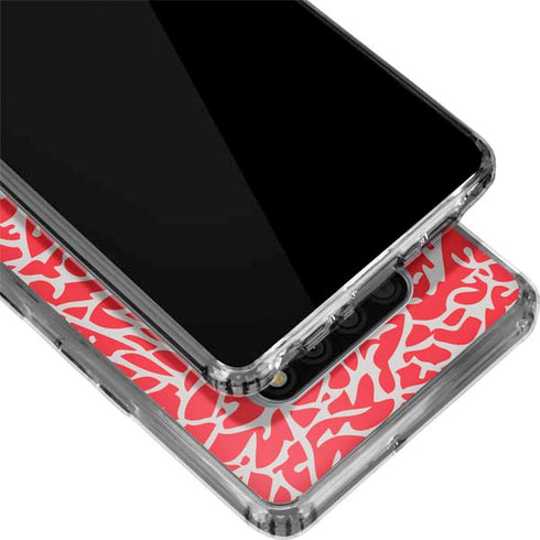 Elephant Print Red LG Stylo 6 Clear Case