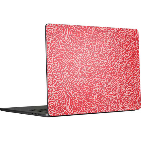 Elephant Print Red MacBook Air 15 in (2023) Skin