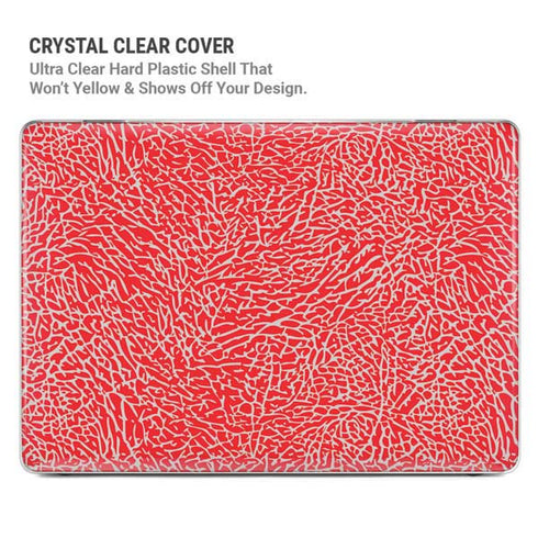 Elephant Print Red MacBook Pro 13in (2020) Case plus Skin