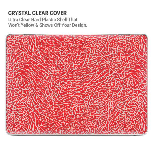 Elephant Print Red MacBook Pro 15in (2016-19) Case plus Skin