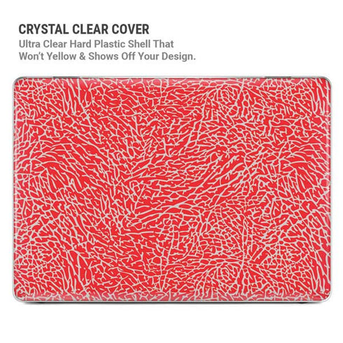 Elephant Print Red MacBook Pro 16in (2019-20) Case plus Skin