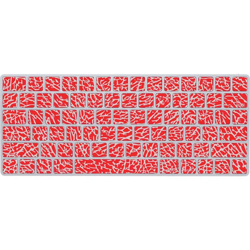 Elephant Print Red Magic Keyboard Skin