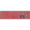 Elephant Print Red Magic Keyboard with Numeric Keypad Skin