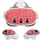 Elephant Print Red Meta Quest 3 Skin