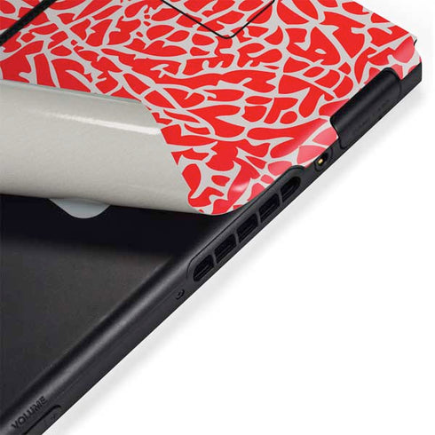 Elephant Print Red Nintendo Switch Bundle Skin