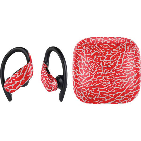 Elephant Print Red PowerBeats Pro Skin