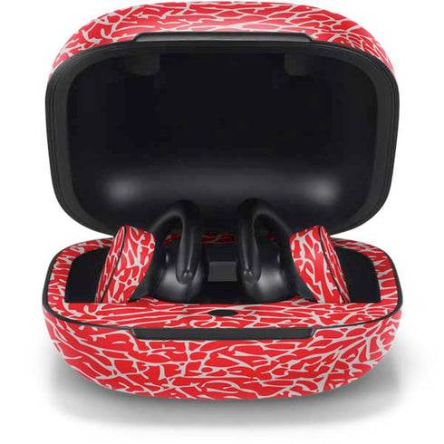 Elephant Print Red PowerBeats Pro Skin