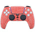 Elephant Print Red PS5 Controller Skin