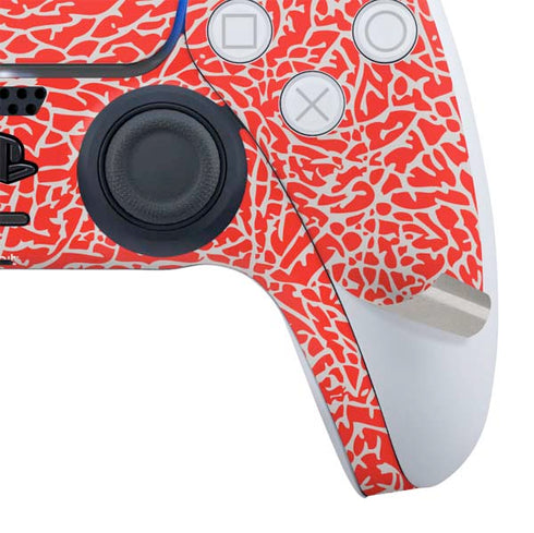 Elephant Print Red PS5 Slim Digital Edition Bundle Skin