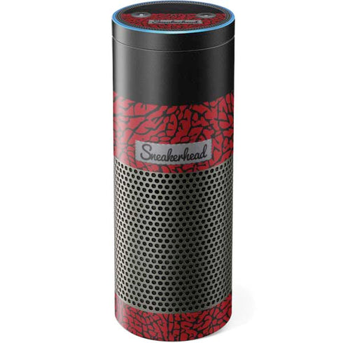 Elephant Print Red Sneakerhead Amazon Echo Skin
