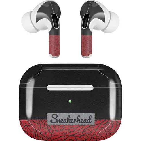Elephant Print Red Sneakerhead Apple AirPods Pro Skin