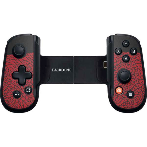 Elephant Print Red Sneakerhead Backbone One for iPhone Game Controller Skin