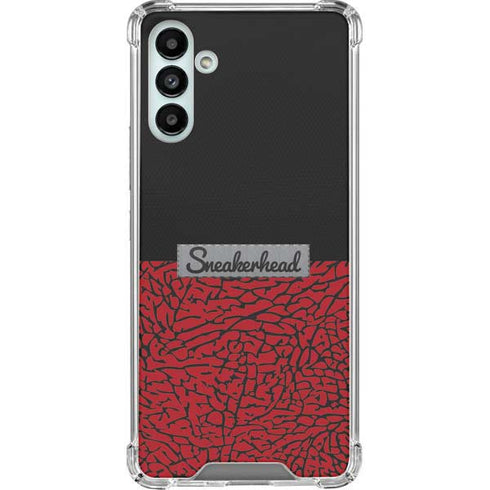 Elephant Print Red Sneakerhead Galaxy A13 5G Clear Case