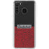 Elephant Print Red Sneakerhead Galaxy A21 Clear Case