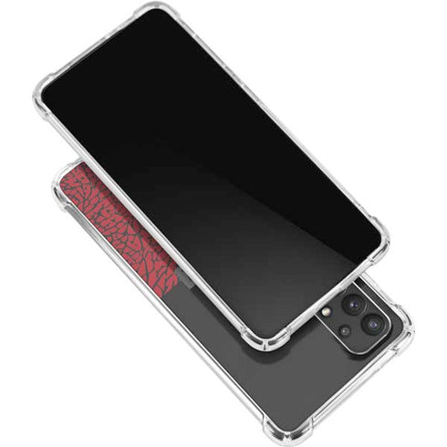 Elephant Print Red Sneakerhead Galaxy A32 5G Clear Case