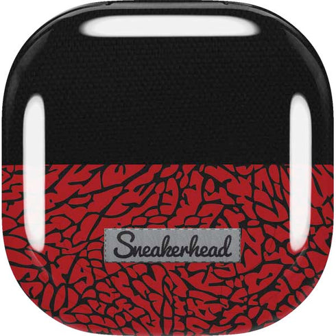 Elephant Print Red Sneakerhead Galaxy Buds Live Skin