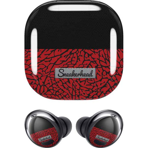 Elephant Print Red Sneakerhead Galaxy Buds Pro Skin