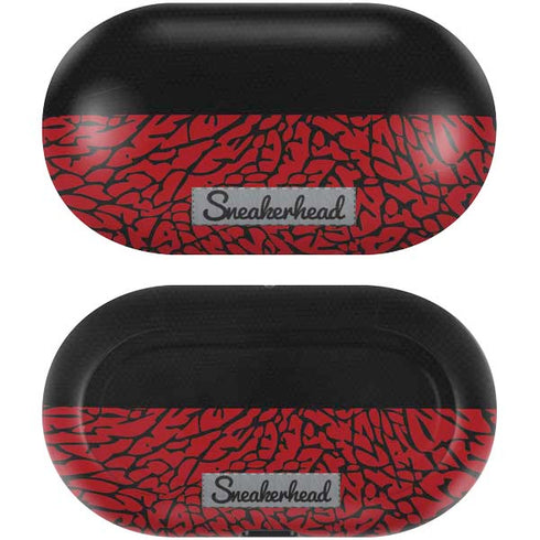 Elephant Print Red Sneakerhead Galaxy Buds Skin