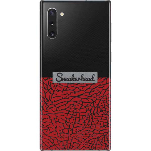 Elephant Print Red Sneakerhead Galaxy Note 10 Skin