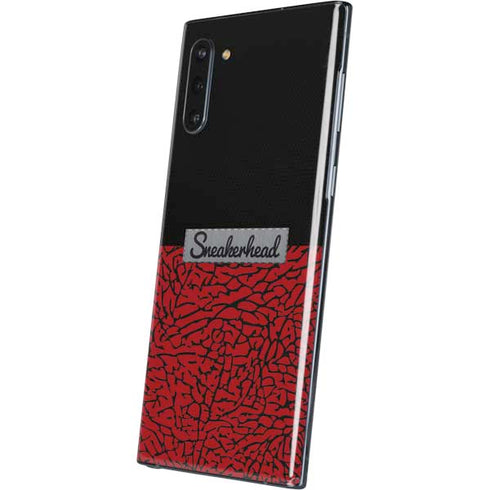 Elephant Print Red Sneakerhead Galaxy Note 10 Skin