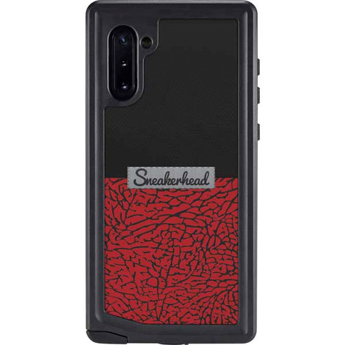 Elephant Print Red Sneakerhead Galaxy Note 10 Waterproof Case
