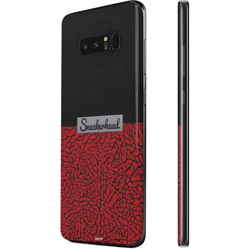 Elephant Print Red Sneakerhead Galaxy Note 8 Skin