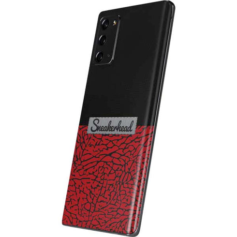 Elephant Print Red Sneakerhead Galaxy Note20 5G Skin