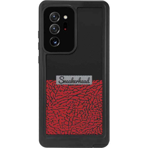 Elephant Print Red Sneakerhead Galaxy Note20 Ultra 5G Waterproof Case