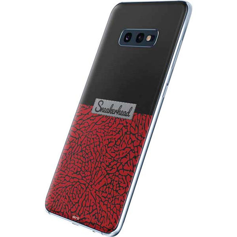 Elephant Print Red Sneakerhead Galaxy S10e Skin