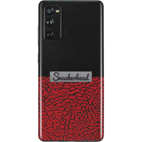 Elephant Print Red Sneakerhead Galaxy S20 Fan Edition Skin