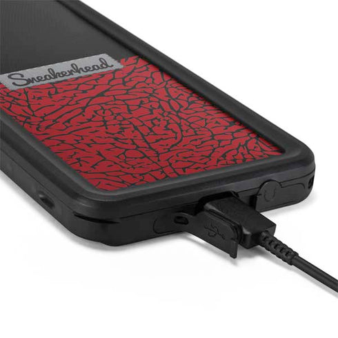Elephant Print Red Sneakerhead Galaxy S20 Plus Waterproof Case