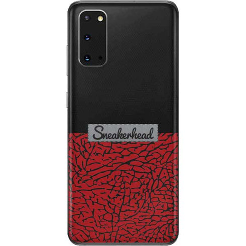 Elephant Print Red Sneakerhead Galaxy S20 Skin