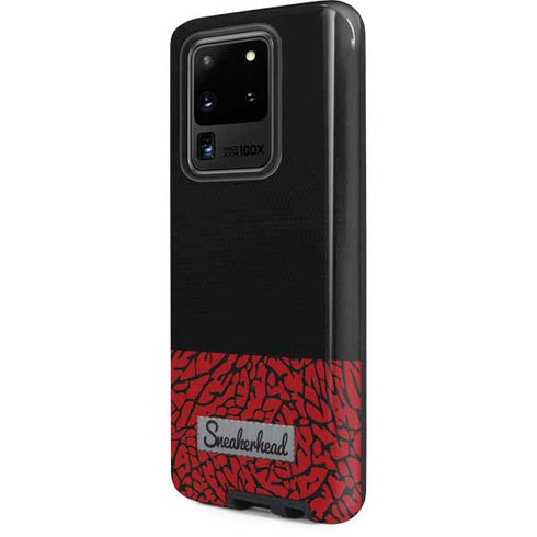 Elephant Print Red Sneakerhead Galaxy S20 Ultra 5G Pro Case