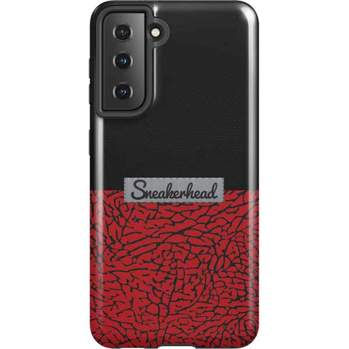 Elephant Print Red Sneakerhead Galaxy S21 5G Pro Case