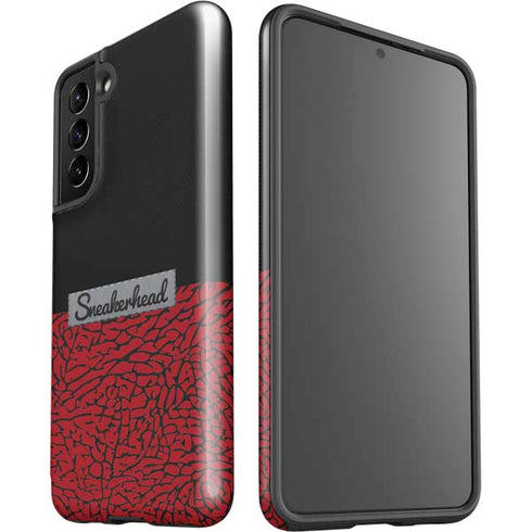 Elephant Print Red Sneakerhead Galaxy S21 5G Pro Case