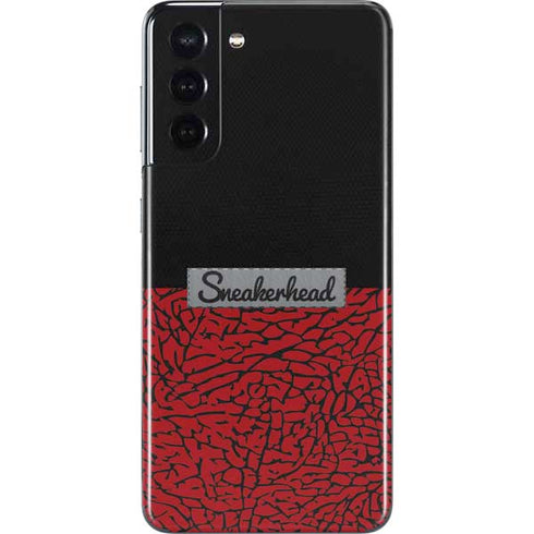 Elephant Print Red Sneakerhead Galaxy S21 5G Skin