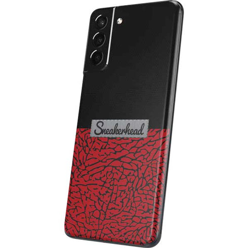 Elephant Print Red Sneakerhead Galaxy S21 5G Skin
