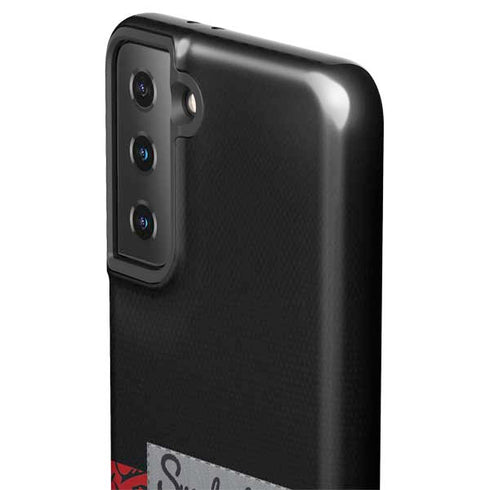 Elephant Print Red Sneakerhead Galaxy S21 FE Pro Case