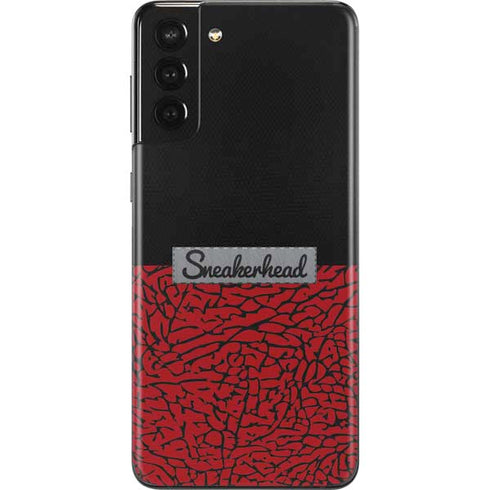 Elephant Print Red Sneakerhead Galaxy S21 Plus 5G Skin