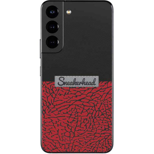 Elephant Print Red Sneakerhead Galaxy S22 Skin