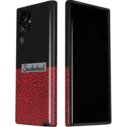 Elephant Print Red Sneakerhead Galaxy S22 Ultra Pro Case
