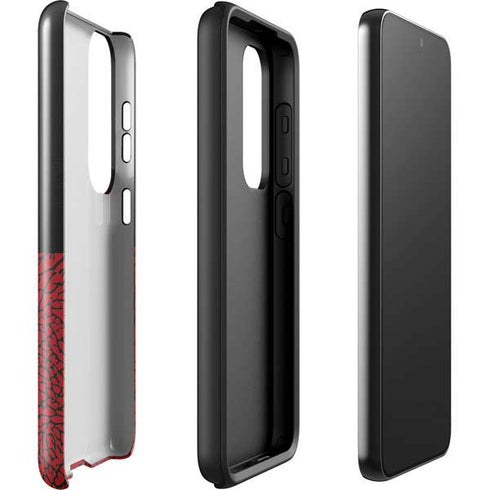 Elephant Print Red Sneakerhead Galaxy S23 Plus Pro Case