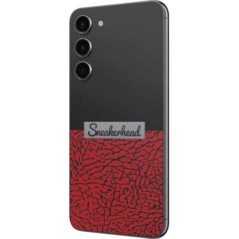 Elephant Print Red Sneakerhead Galaxy S23 Plus Skin