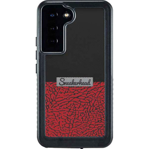 Elephant Print Red Sneakerhead Galaxy S23 Plus Waterproof Case