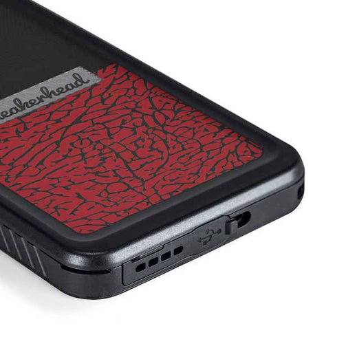 Elephant Print Red Sneakerhead Galaxy S23 Plus Waterproof Case